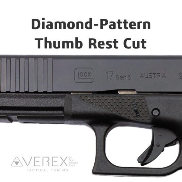 Thumb Rest Cut (Daumenauflage) für Glock Pistolen - Beidseitig – Bild 3