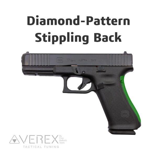 Diamond-Pattern Stippling Rückseite für Glock Pistolen