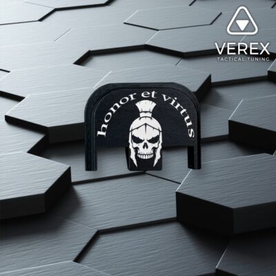 Backplate "Skull Honor et Virtus"