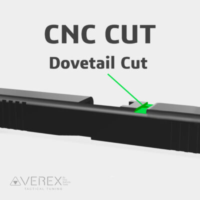 Kimme-Cut für Glock Pistolen